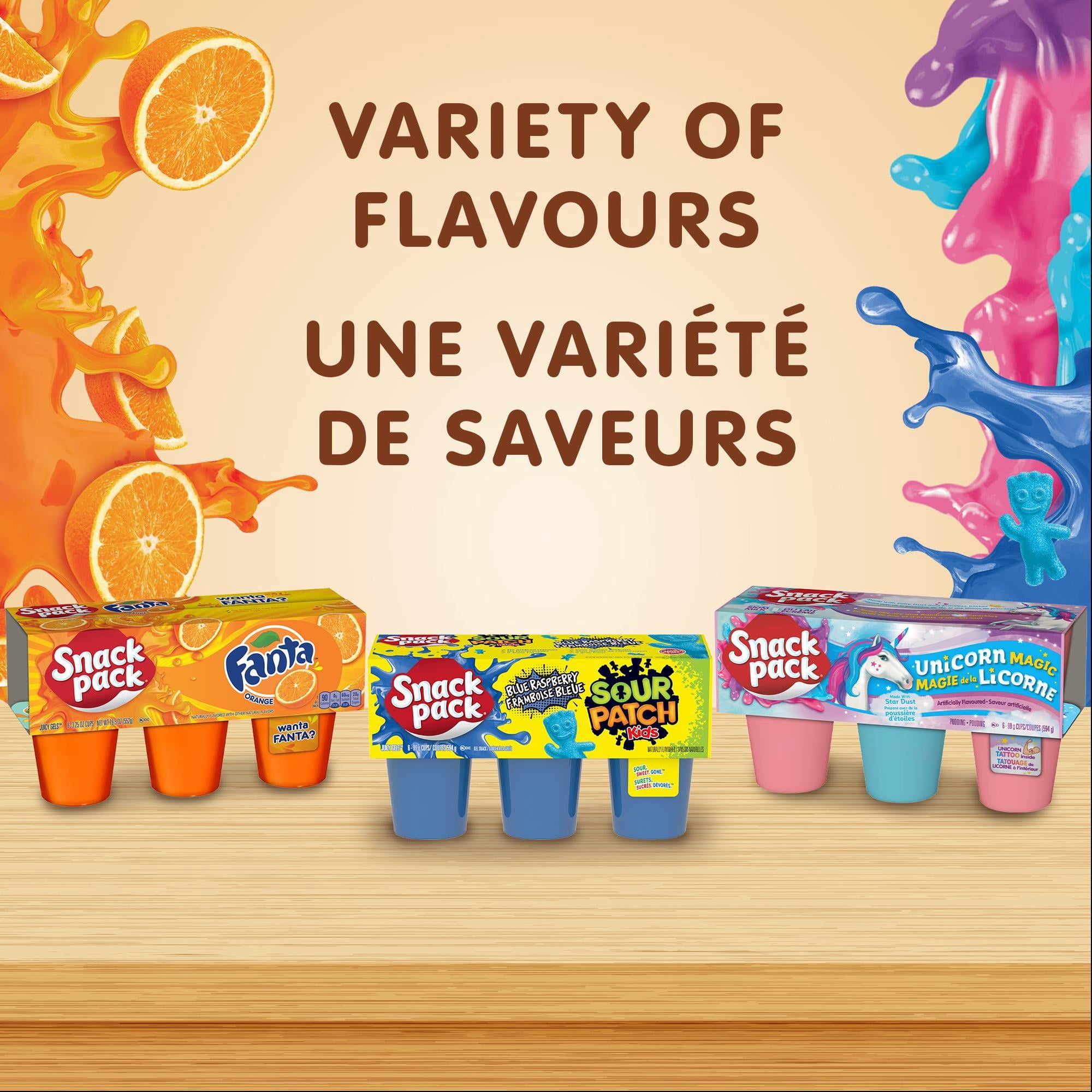 Goûters à la gelée Sour Patch Kids Snack Pack Framboise Bleue, Saveurs Naturelles
