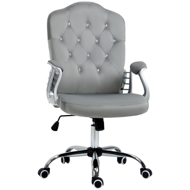 Vinsetto Home Office Chair Height Adjustable Desk Chair with Tilt Function