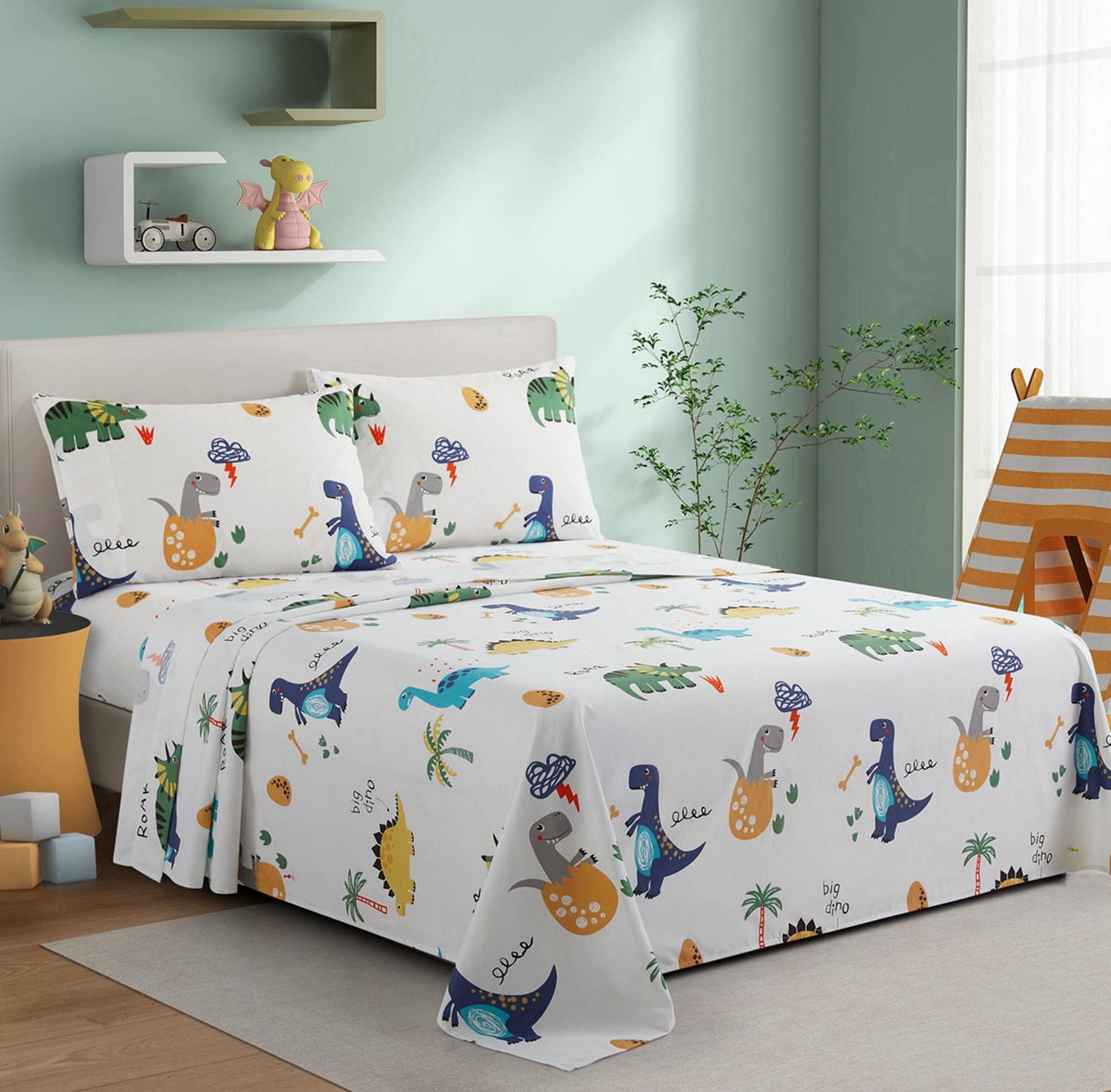 Marina Decoration Kids Boys Toddlers Cute Printed 600 Thread Count Soft ...