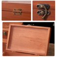 thumbnail image 4 of Boîte de Rangement Rétro en Bois Souvenir Lettre Coffre au Trésor Verrouillable L, 4 of 9