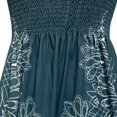 thumbnail image 4 of Pisexur Robes d'Été pour Femmes Sorties de Plage Sans Bretelles Boho Imprimé Floral Robe d'Été, 4 of 5