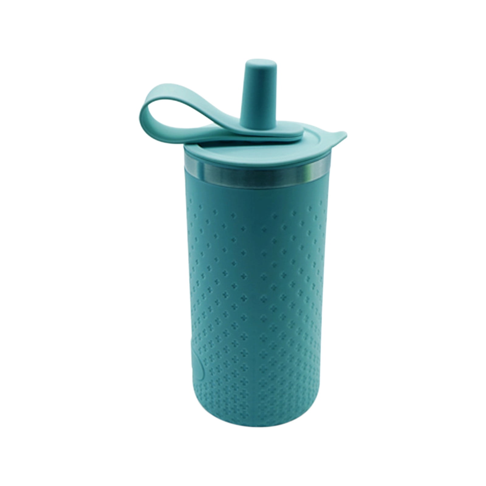 Danhjin Water Cup Straw Water Cup 450ml Sports Water Bottle Straw Cup Sealed Cup No Spill Water Bottle