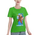 thumbnail image 2 of T-Shirt Basique à Manches Courtes pour Femmes Super Saiyan, 2 of 6