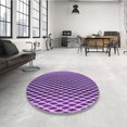 thumbnail image 4 of Ahgly Tapis Rectangulaire Lavable en Machine Intérieur Transitionnel Violet Violet, 2 Pieds x 3 Pieds, 4 of 7