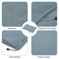 thumbnail image 4 of Unique Bargains Waterproof Zipper File Bags, A5 Document Holders for Office, Gray 3 Pack, 4 of 6