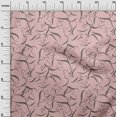 thumbnail image 3 of oneOone Rayon Light Pink Fabric Floral & Craft Projects Decor Fabric Printed By The Yard 56 Inch Wide, 3 of 4