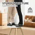 thumbnail image 4 of YLGJ&TIDY 8PCS Mid Century Dining Chair PU Leather Solid Wood Leg Kitchen Living Room White, 4 of 11