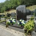 thumbnail image 3 of Realistic Silk Cemetery Flowers - Plastic Base, Low Maintenance & Lifelike Design - Memorial Decor for Graves/Home in Remembrance Events, 3 of 5