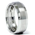 thumbnail image 1 of Brushed & Polished Wedding Band 14K White Gold, 1 of 2