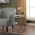 thumbnail image 2 of Serta at Home Element Geometric Side Table in Midnight Black, 2 of 8