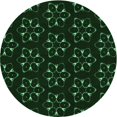 thumbnail image 1 of Ahgly Company Tapis Rond Lavable en Machine Intérieur Transitionnel Noir Nuit, 5 Pieds Rond, 1 of 7