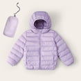 thumbnail image 2 of Tranfacy Kids Packable Hooded Puffer Jacket for 2-14 Years Lightweight Zipper Pocket with Storage Bag, 2 of 6