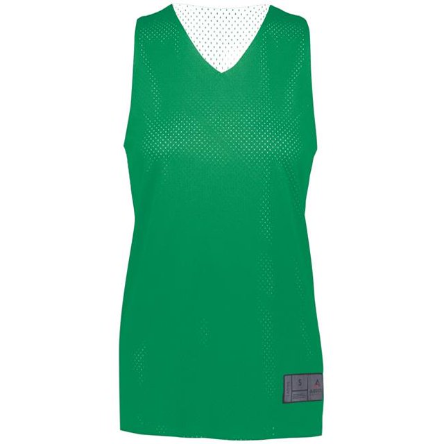 ASI 163.340.2XL Chandail Jersey 2.0 Réversible en Maille Tricotée pour Femmes, Kelly et Blanc - 2TG