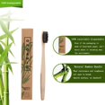 thumbnail image 2 of 8pcs Travel Bamboo Toothbrushes Eco Friendly Soft Bristle Oral Care Tooth Brush, 2 of 6