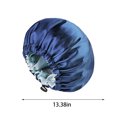 thumbnail image 3 of EGNMCR Reversible Silk Satin Cap For Sleeping, Adaptable Button Silk Satin Hair Cap, Fashionable Double Layer Hair Cap sleeping cap, 3 of 6