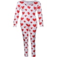 thumbnail image 1 of Womens One Piece Sleepwear Cartoons Print Pajamas Jumpsuit Rompers, 1 of 4