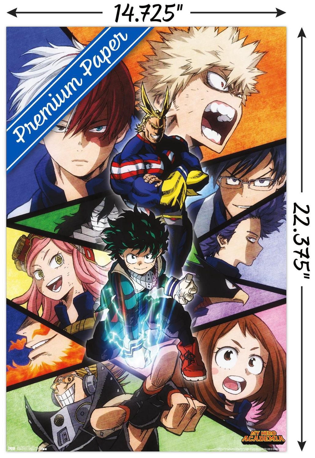 My Hero Academia - Faces Wall Poster