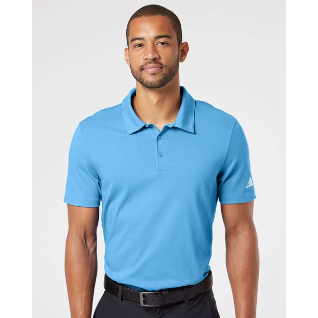 Cotton Blend Polo, 2XL, Light Blue