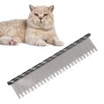 thumbnail image 1 of Open Knot Comb, Comfortable Cat Stainless Steel Teeth Comb  For Pet Red,Purple,Blue,Green,Black, 1 of 8