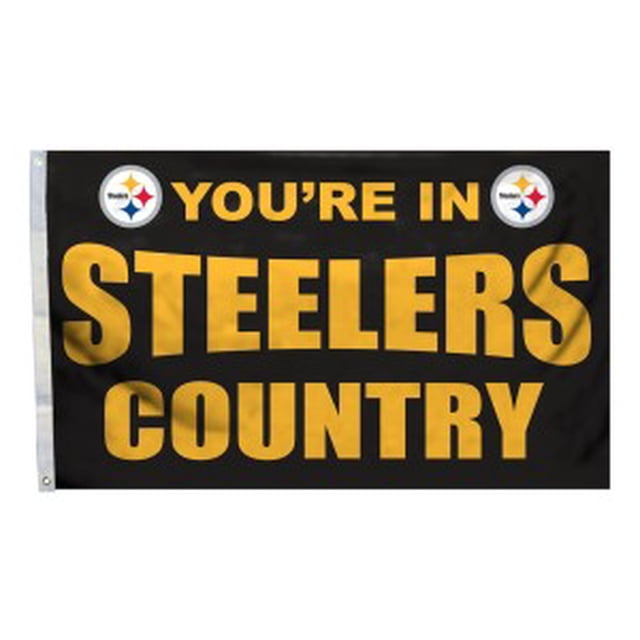 Pittsburgh Steelers 3'x5' Country Design Flag