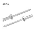 thumbnail image 4 of Unique Bargains 3.2mm x 13mm 304 Stainless Steel Blind Rivets 50 Pack, 4 of 4