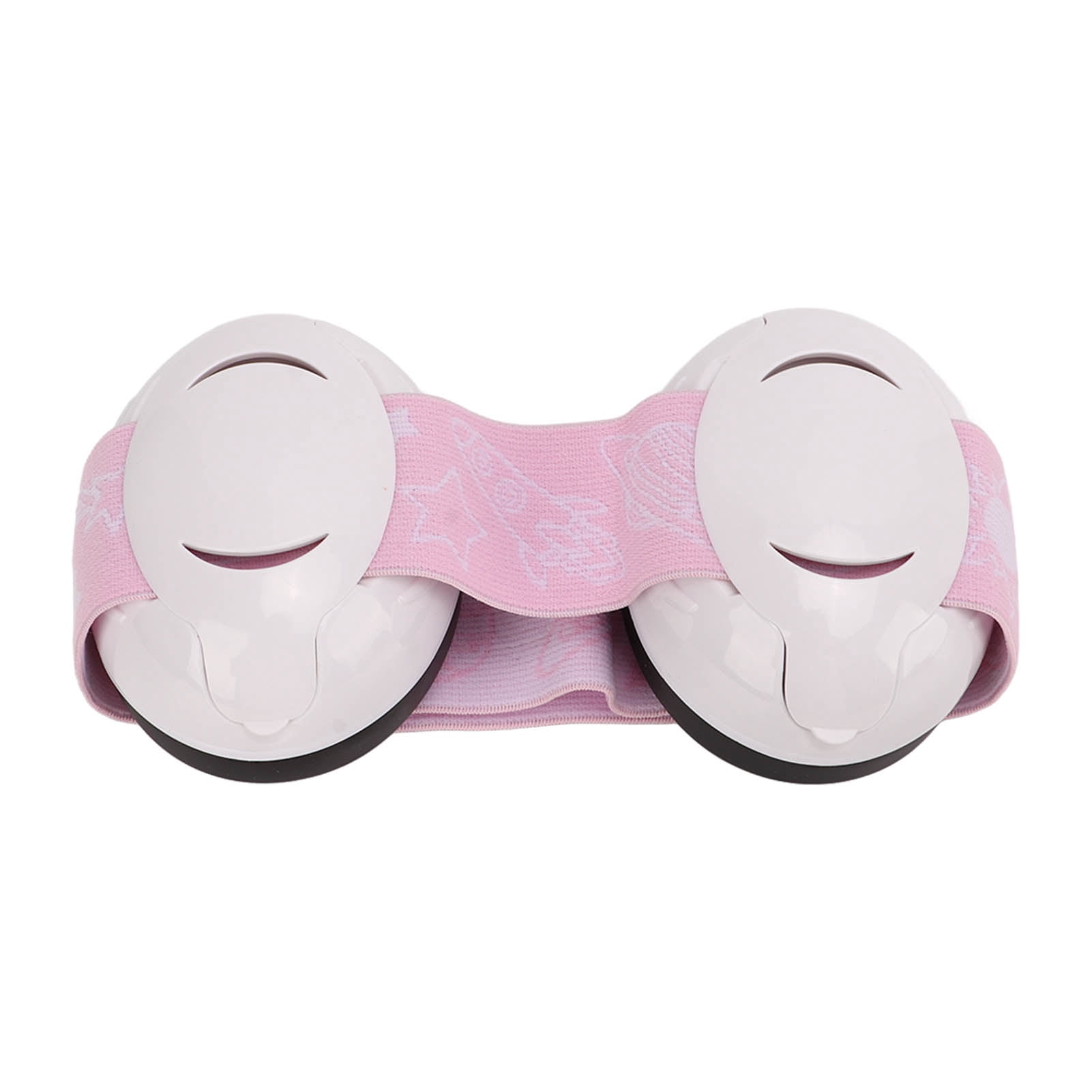 Cache-oreilles Anti-Sons pour Bébé, Cache-Oreilles pour Bébé en ABS à Bruit Réglable, Cadeau pour Bébé avec Bandeau Élastique pour Dormir Rose, Bleu