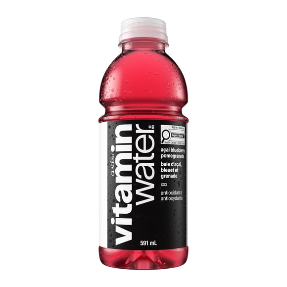 vitaminwater XXX Acai Blueberry Pomegranate Nutrient Enhanced Flavored Water Beverage, 591 mL Bottle