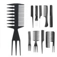 thumbnail image 3 of Comb Comb Comb Set Barber, Hairdressing Combs Comb Comb Kit Combs 10Pcs A Set Professional Hair Styling Combs Salon Barber Combs For Different Functions, 3 of 8
