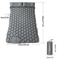 thumbnail image 2 of 2 Person Camping Mat with Air Pillow Portable Air Mattress Waterproof Backpacking Sleeping Pad, 2 of 7