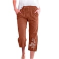 thumbnail image 1 of Pantalons Larges pour Femmes Mode Pantalons Décontractés Imprimés Élastiques Amples Pantalons Droits Larges avec Poche Pantalons Larges pour Femmes Pantalons Droits pour Femmes, 1 of 5