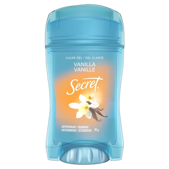 Secret Clear Gel Antiperspirant and Deodorant, Vanilla Scen