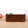 thumbnail image 1 of Akozon Business Card Holder 1Pc Creative Wooden Case Storage Box Organizer Office Desktop Ornaments, 1 of 5