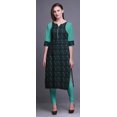 thumbnail image 2 of Bimba Cotton Printed Straight Kurtis For Women Panel Kurta Summer Tunic-X-Large, 2 of 6