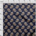 thumbnail image 2 of oneOone Polyester Lycra Fabric Leaves & Floral Block Printed Craft Fabric BTY 56 Inch Wide, 2 of 4