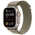 thumbnail image 1 of Open Box - Apple Watch Ultra 2 (GPS + Cellular) 49mm Titanium Case with Olive Alpine Loop - Medium, 1 of 1