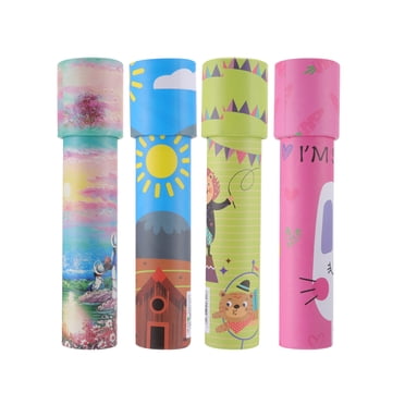 4pcs Kids Kaleidoscope Educational Funny Kaleidoscope Toy Kids Kaleidoscope Prop for Daily Playing