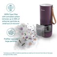 thumbnail image 3 of Homedics Portable Air Purifier with Rechargeable Battery & Aroma, 3 of 9