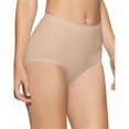 thumbnail image 1 of Hanes X204 Bali Seamless Firm Control Brief 2-Pack 2XL 2 Soft Taupe Ivory, 1 of 3