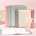 thumbnail image 3 of Amdohai Transparent A5 Refillable Notebook 20 Rings/Holes Loose Binder Flexible Waterproof PP Cover 30 Sheets Ruled Lined Paper Refillable Binder for Office Home School Students Supplies, 3 of 7