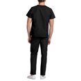 thumbnail image 4 of Adar Mens Medical Scrubs Set Medical Uniforms - Roomy Fit (30 Colors), 4 of 7