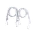 thumbnail image 1 of pitrice 2 Pièces Maison Hôtel Polyester Rideau Retenue Salon Chambre Drapé Cravate Décoratif Support Ondulé Corde Décor Gris, 1 of 9