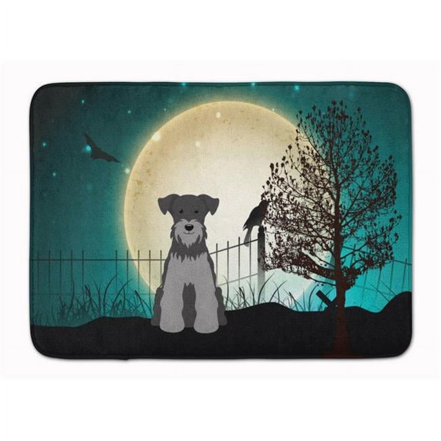 Carolines Treasures BB2242RUG Halloween Scary Miniature Schanuzer Tapis en Mousse à Mémoire de Forme Lavable en Machine