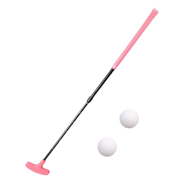 mmirethe Retractable Golf Putter AntiSlip Right or Handed Club Pink Golf Golfers Left