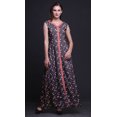 thumbnail image 2 of Bimba Robe Longue Décontractée d'Été Sans Manches à Fente avant Imprimée à Fleurs pour Femmes - Xxx-Grand, 2 of 5