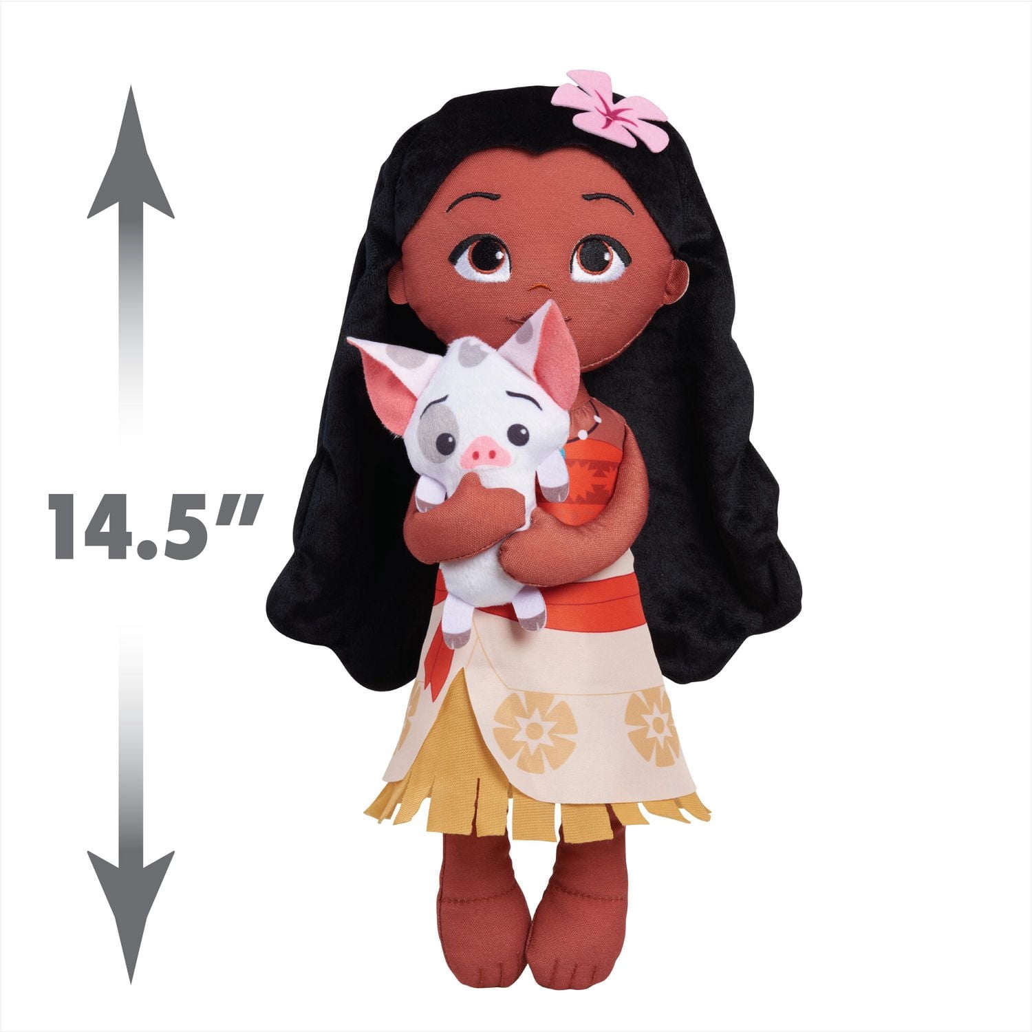 Peluche Moana & Pua Les petits amis des princesses Disney