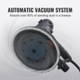 thumbnail image 4 of KFFKFF Wall Smoother, 800W Power Sander Including 12 Sanding Pads, Adjustable Speed 1200-2300 RPM, Wall Smoothing Tool with Built-in Vacuum Dust Removal System, Dual LED Illumination, Dust Sack, 4 of 9