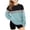 Pink, variant on Milgrthf Girls Fall Sweatshirts Casual Color Block Long Sleeve Crewneck Pullover Tops Pink 2 Years