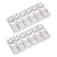 thumbnail image 3 of 2 Pcs Plateau Aquarelle pour Professionnels Aluminium Robuste 9.04x4.32x0.39 Po, 3 of 9