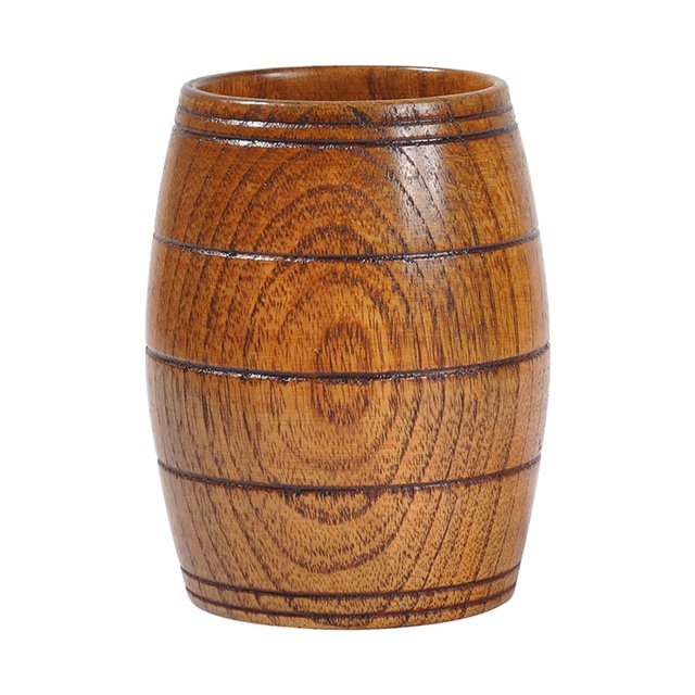 Wooden Cup Beer Barrel Modeling Cup Multipurpose Cup Drinking Cup 175ml