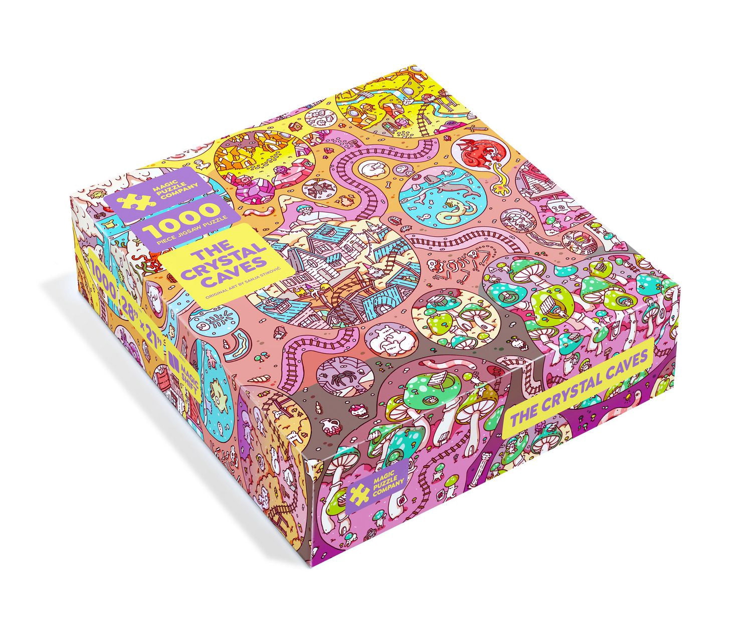 The Crystal Caves 1000 Piece Jigsaw Puzzle from The Magic Puzzle Company Series Two